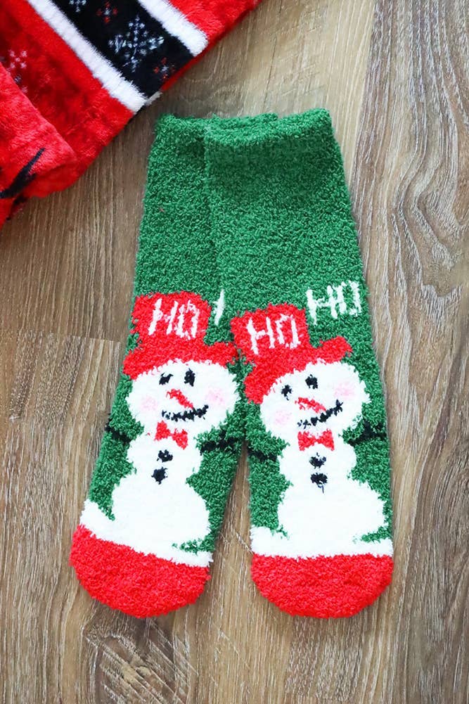 Christmas Holiday Fuzzy Socks Set