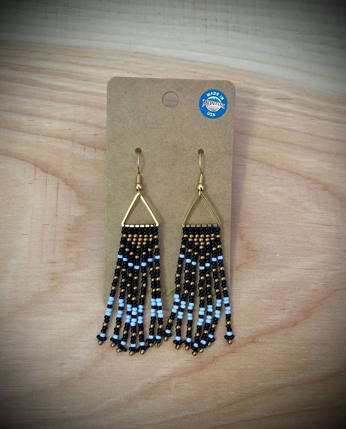 Hand-Beaded Earrings: Seed Beads