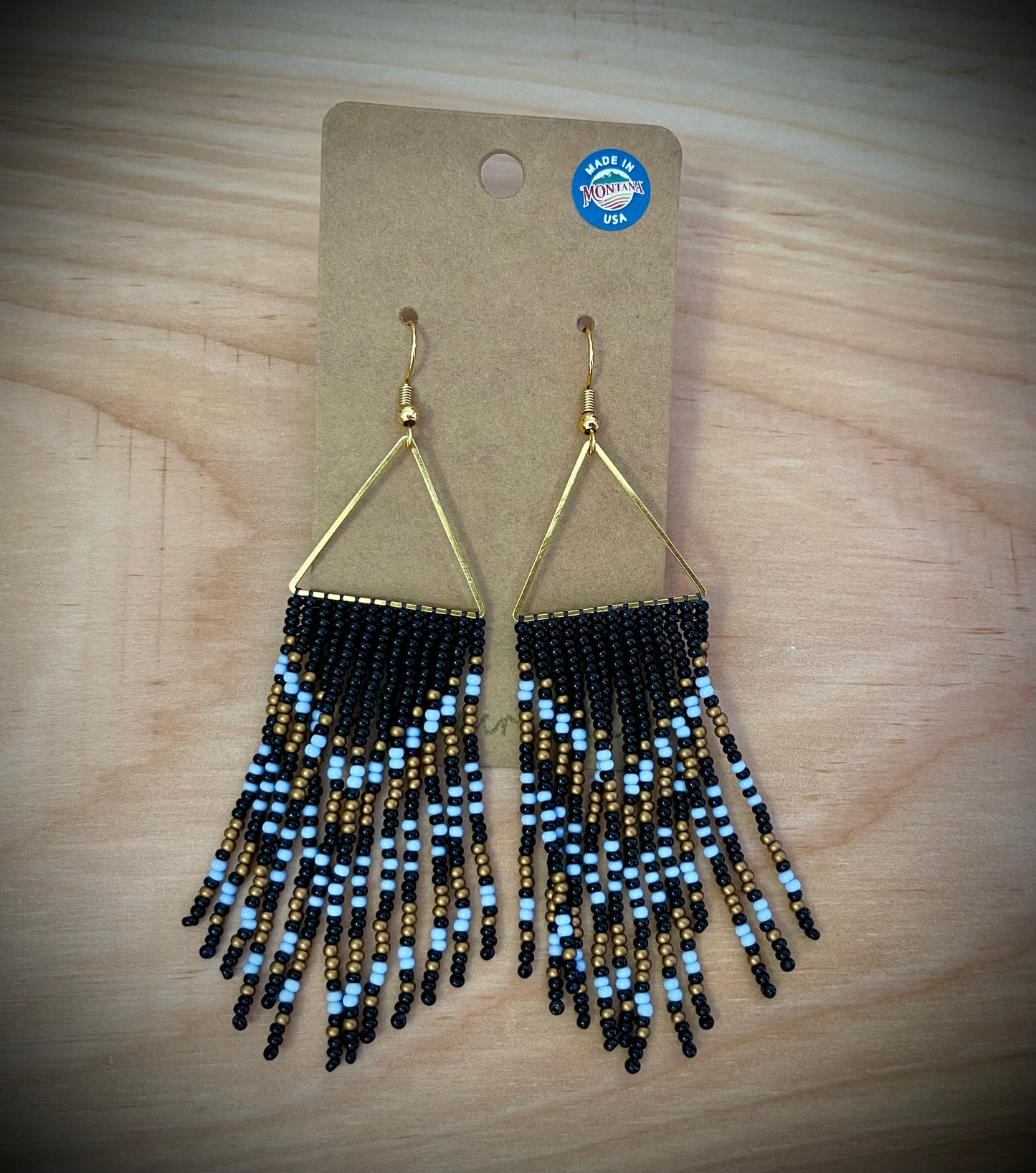 Hand-Beaded Earrings: Seed Beads