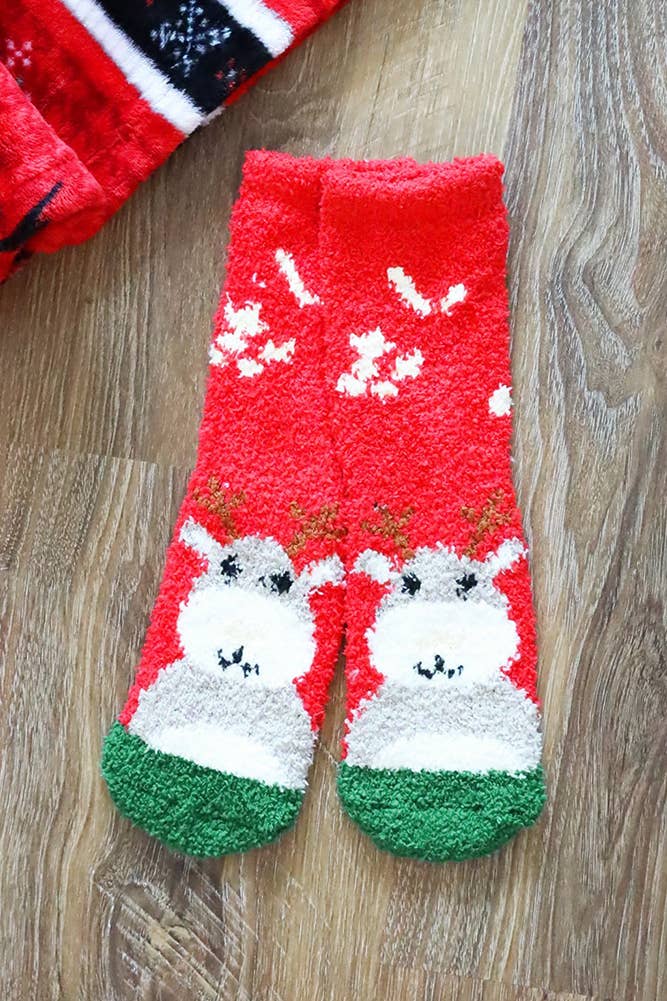 Christmas Holiday Fuzzy Socks Set