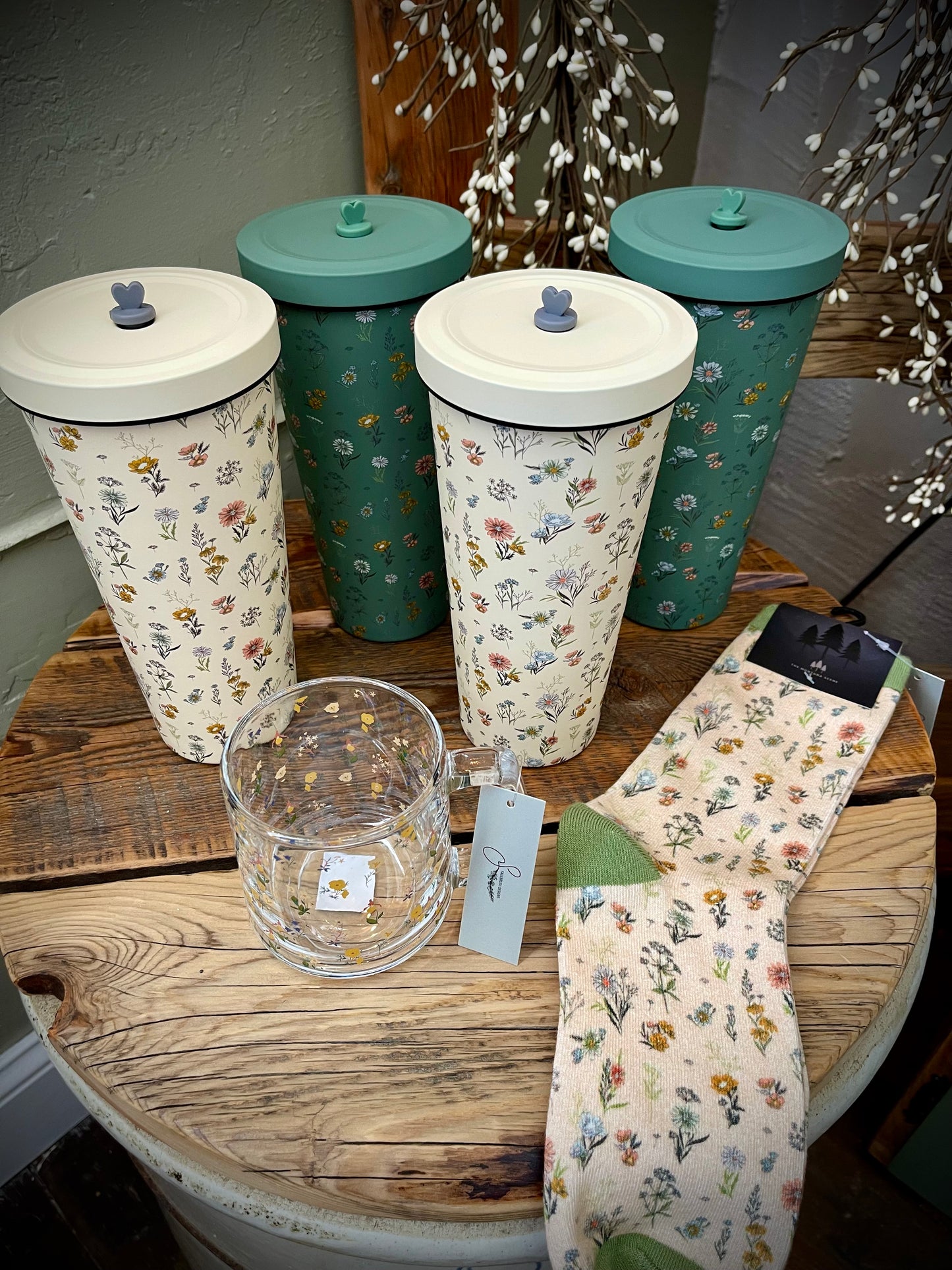 Mountain Wildflower Travel Tumbler