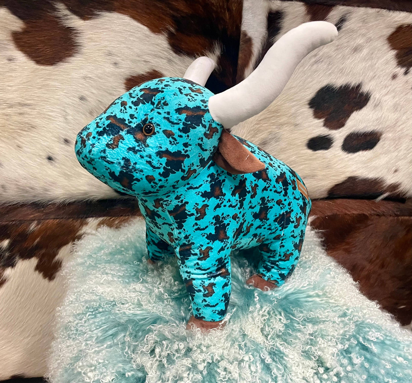 Jouet en peluche « Farm Pals » - Longhorn (taille mini uniquement)