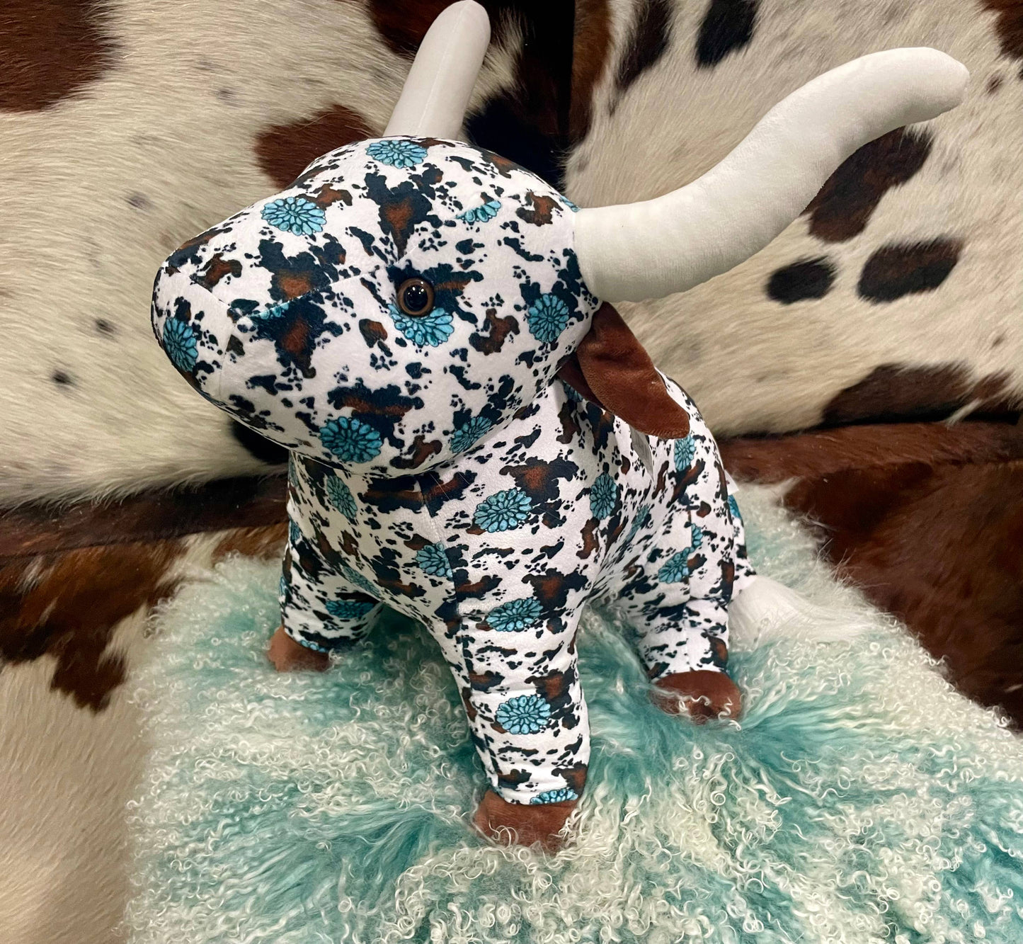 Jouet en peluche « Farm Pals » - Longhorn (taille mini uniquement)