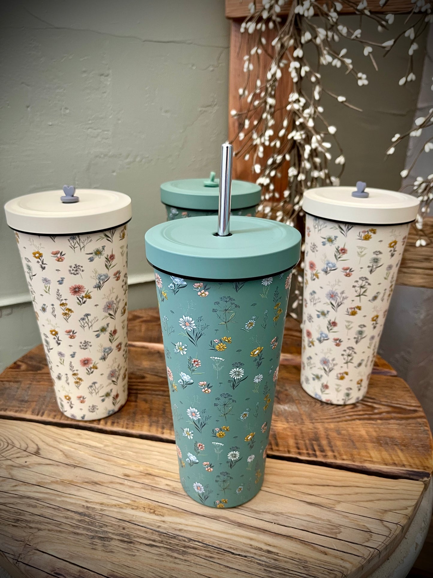 Mountain Wildflower Travel Tumbler