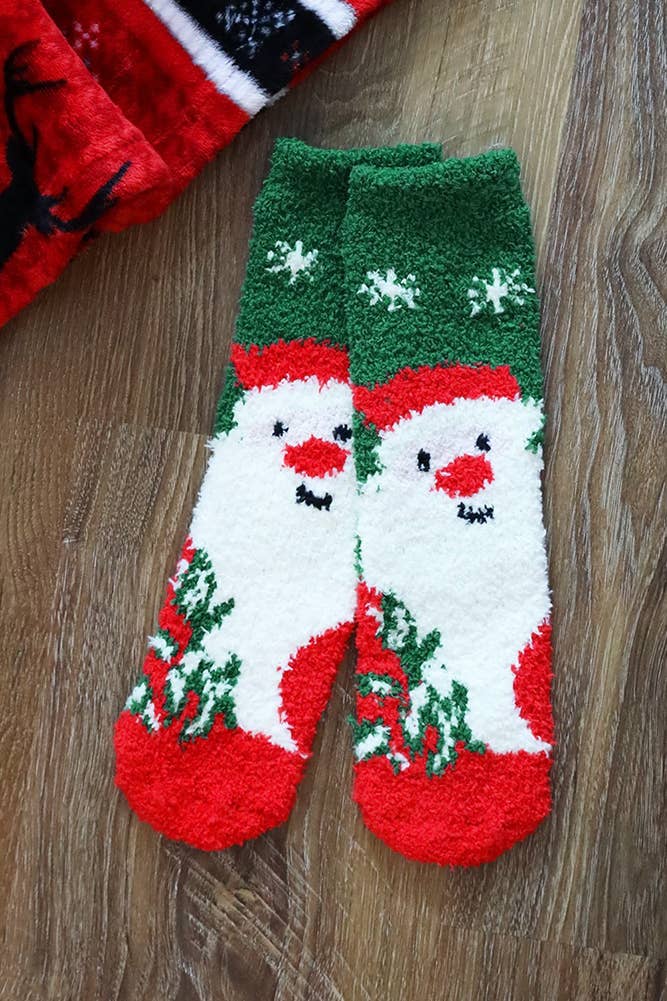 Christmas Holiday Fuzzy Socks Set