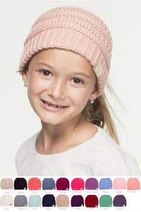 C.C Kids Solid Knit Beanie (4 Colors Available)