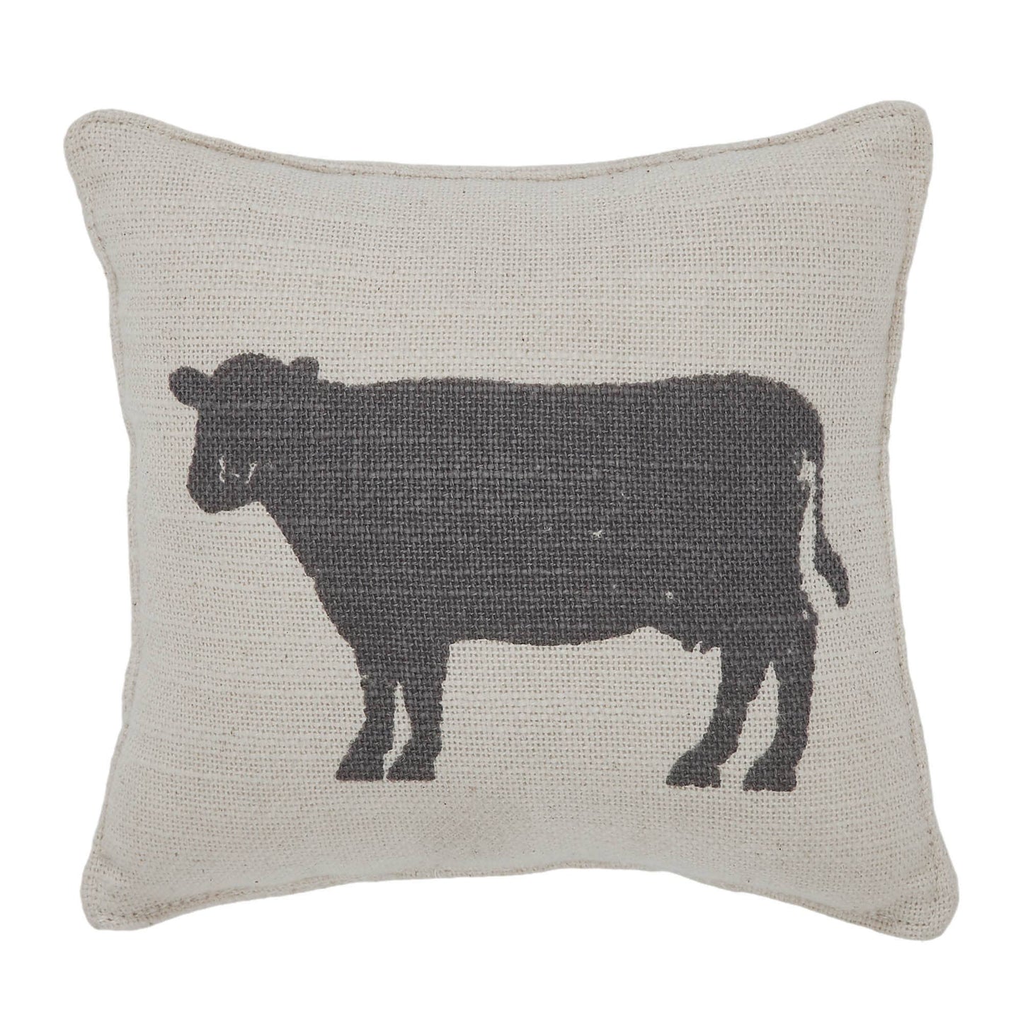 Cow Silhouette Pillow