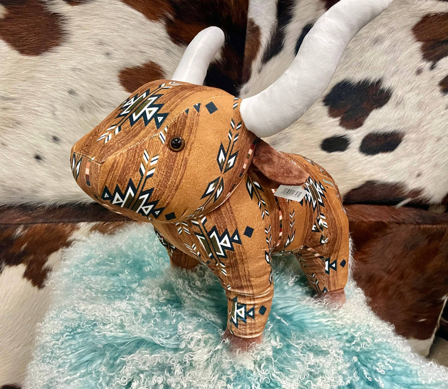 Jouet en peluche « Farm Pals » - Longhorn (taille mini uniquement)