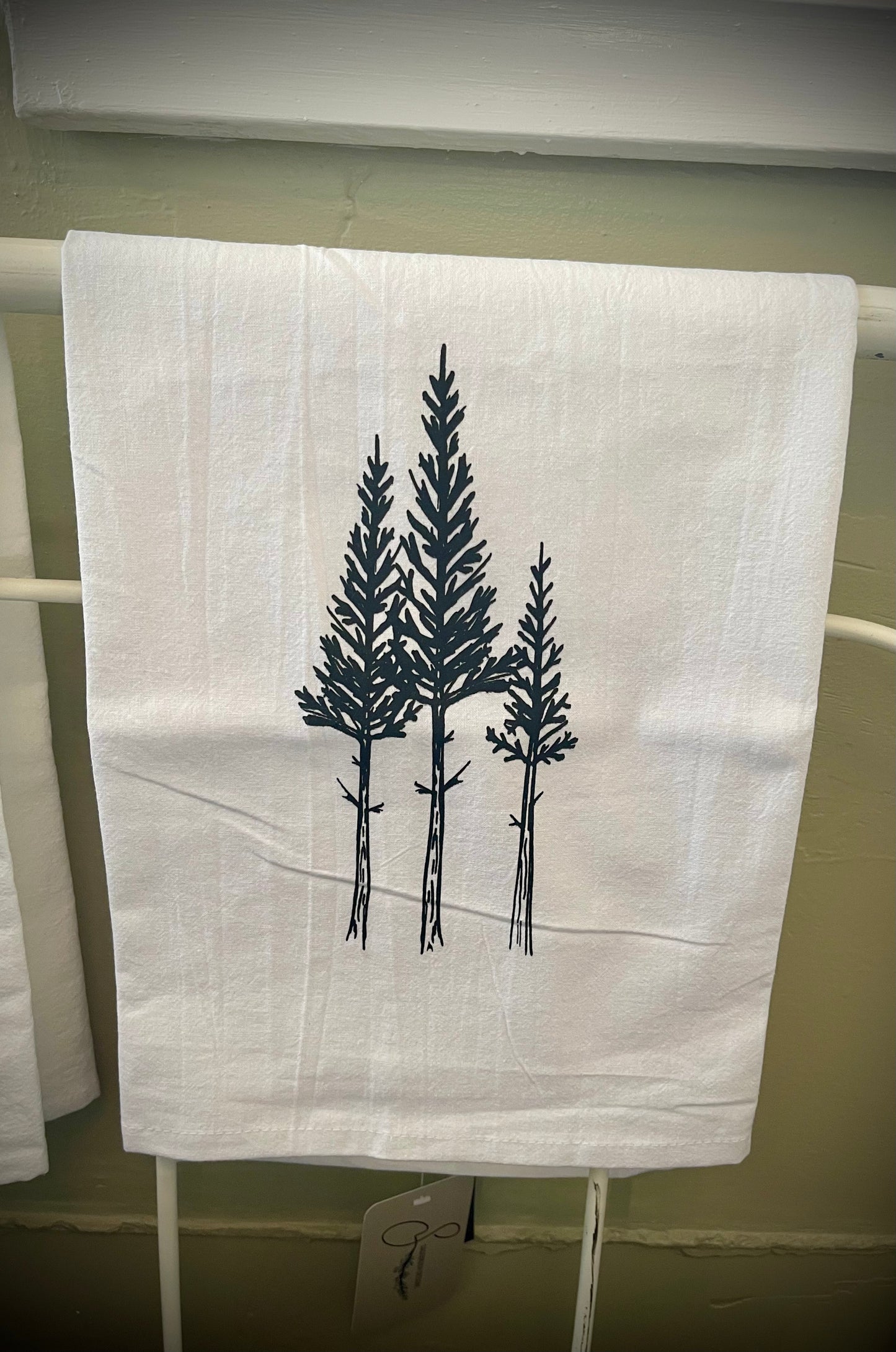 Montana Tea Towels- Rustic “Three Trees”