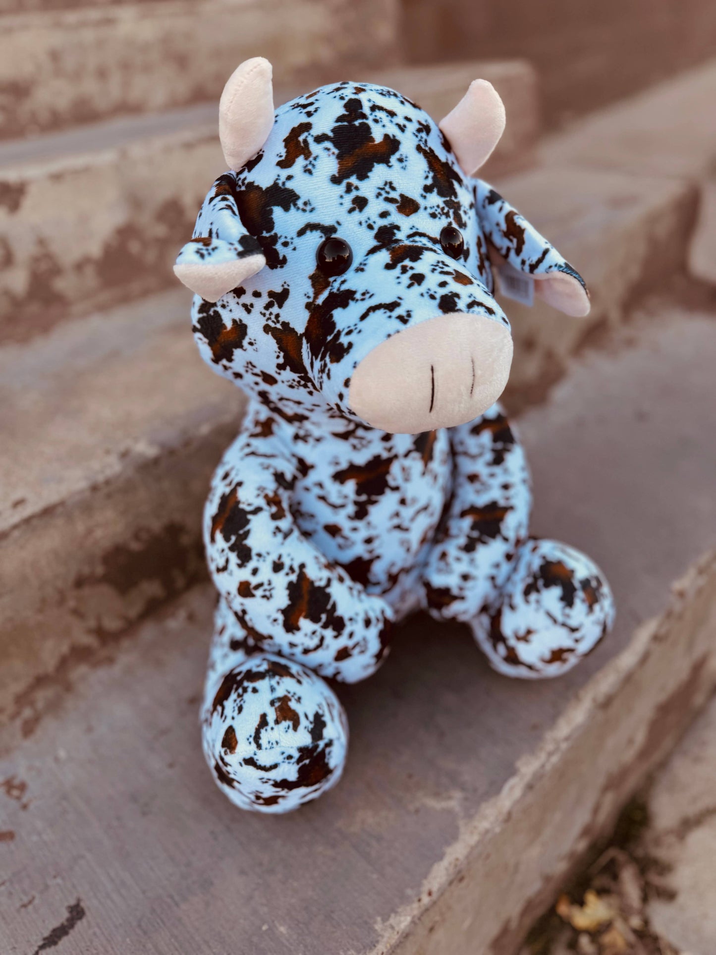 "Farm Pals" Plush Toys- Cow (NEW Large Size Now Available)