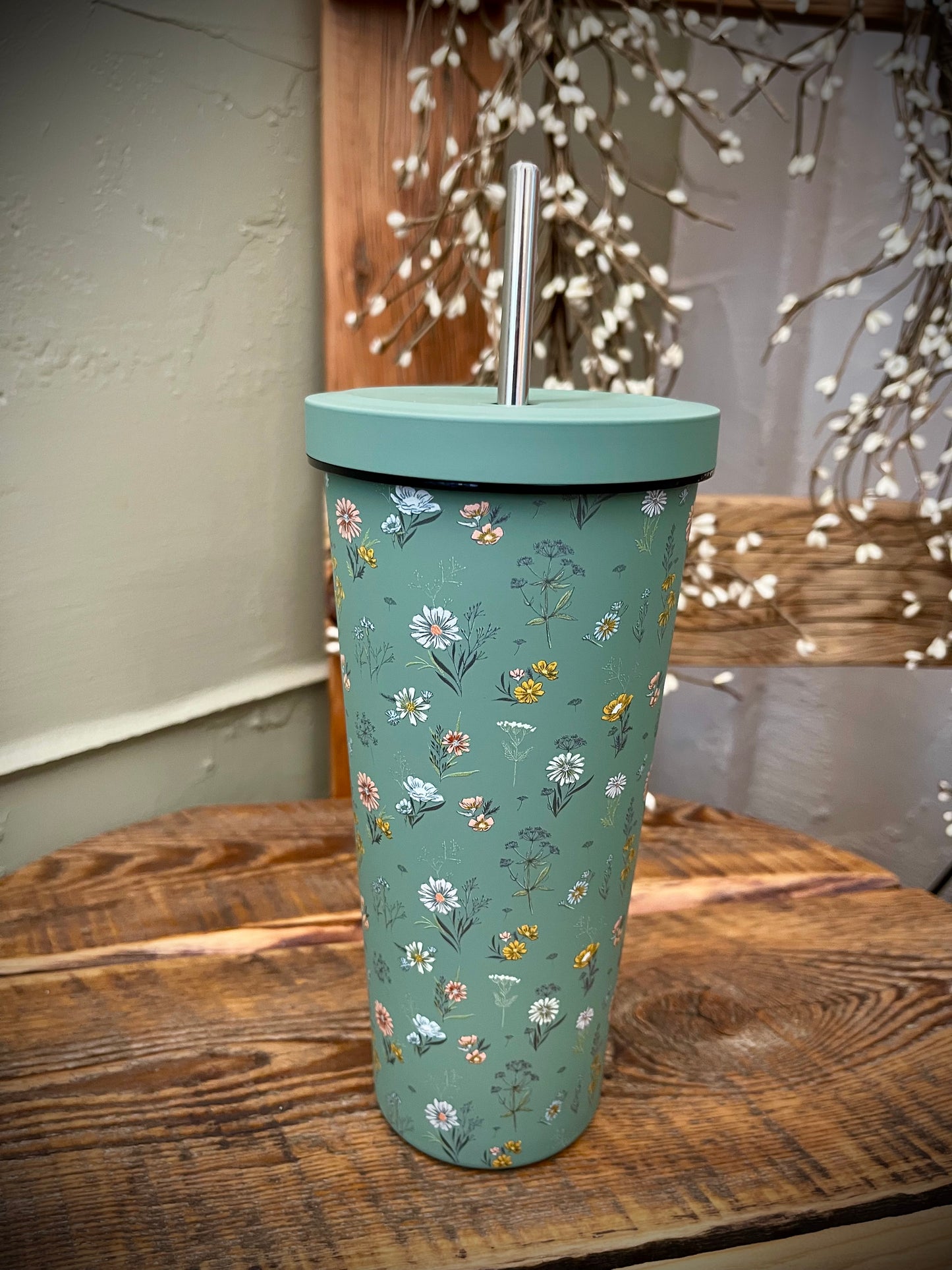 Mountain Wildflower Travel Tumbler