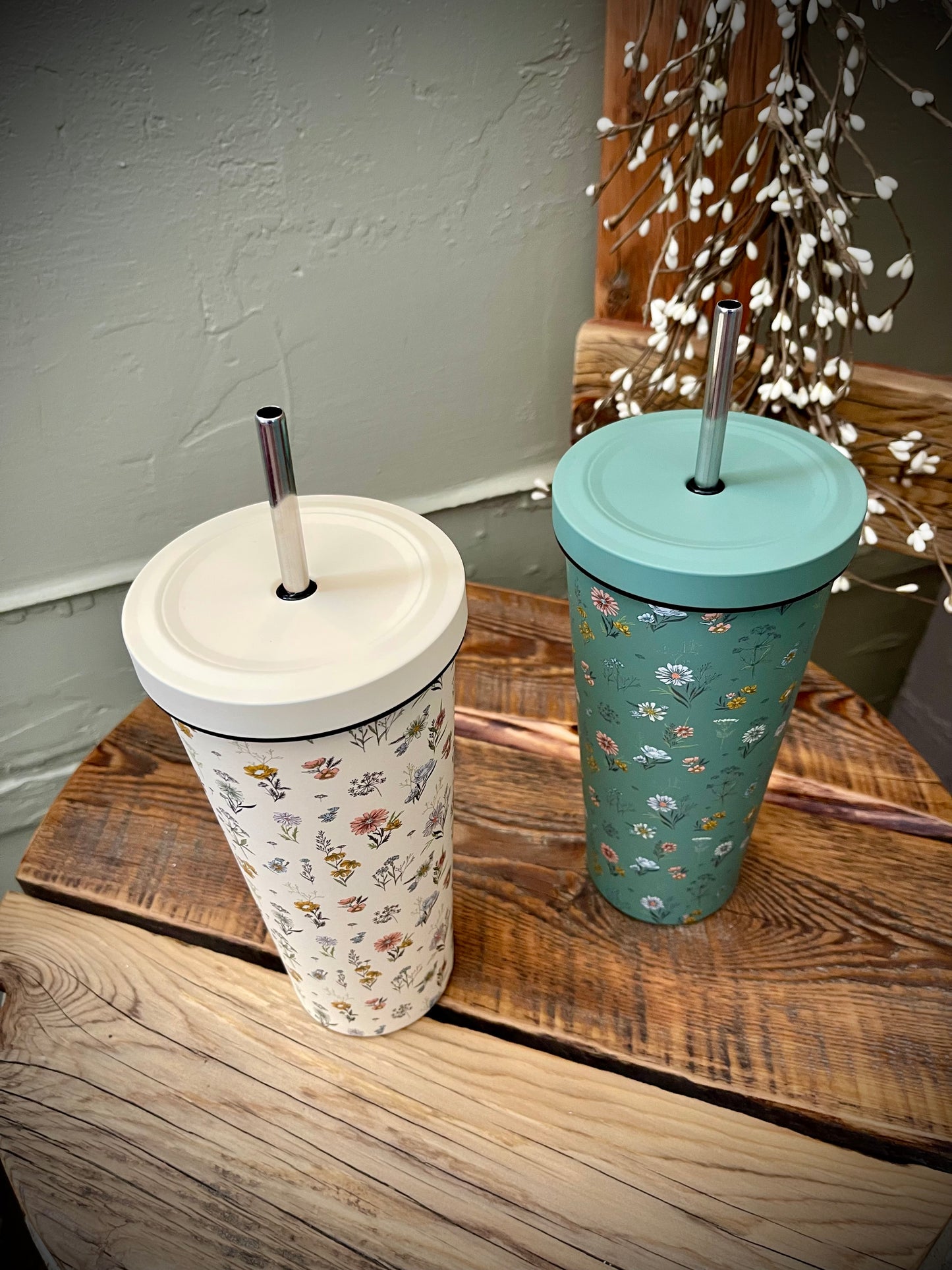 Mountain Wildflower Travel Tumbler