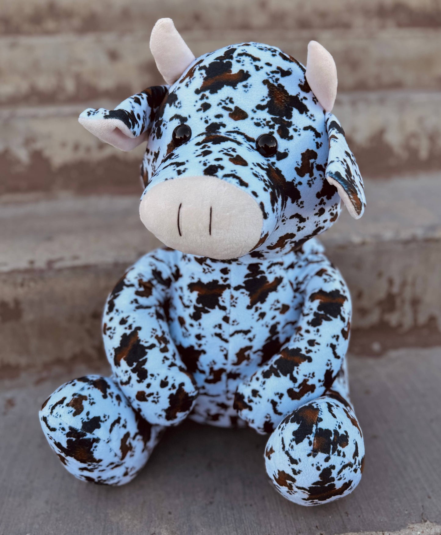 "Farm Pals" Plush Toys- Cow (NEW Large Size Now Available)