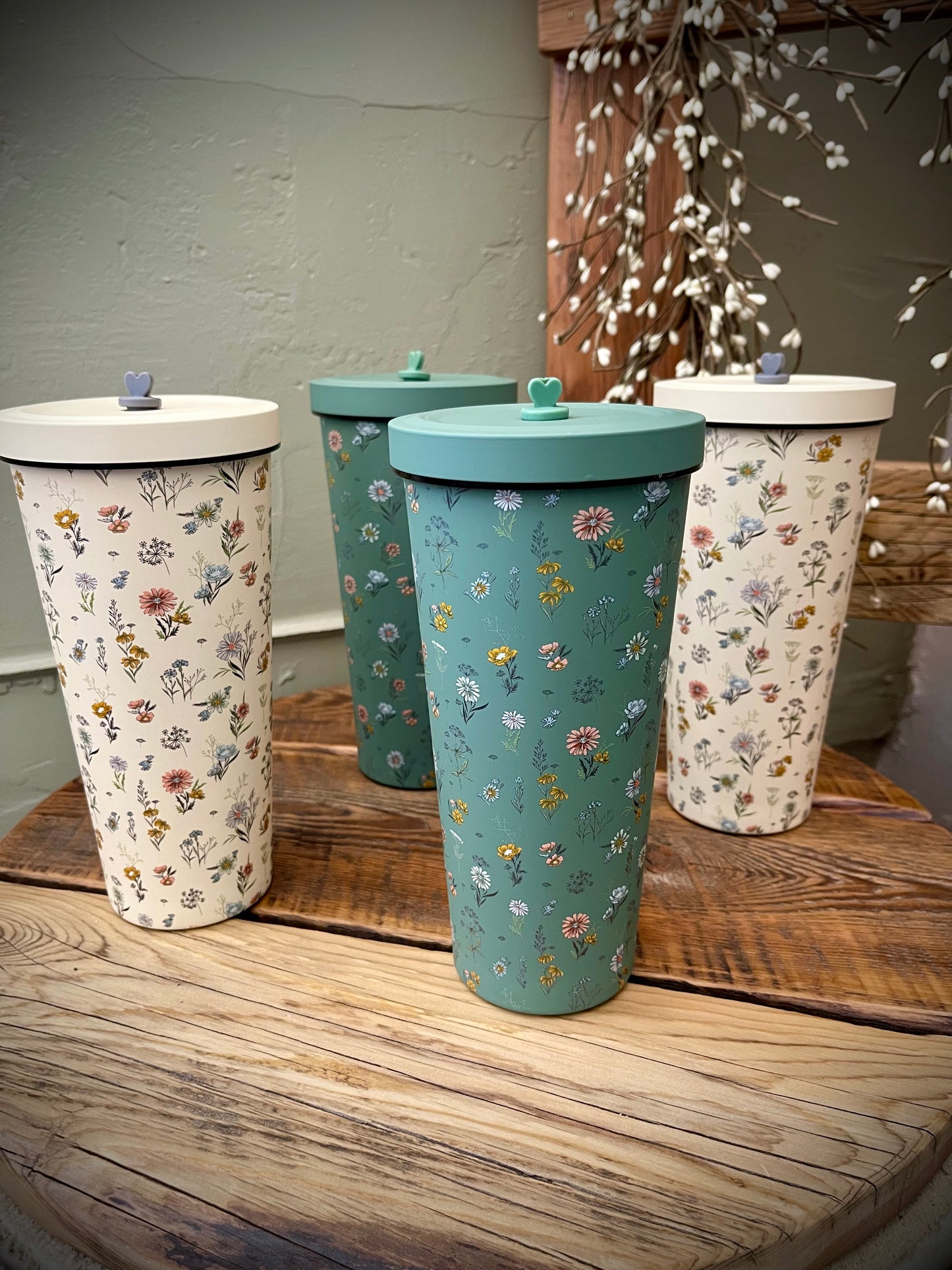 Mountain Wildflower Travel Tumbler