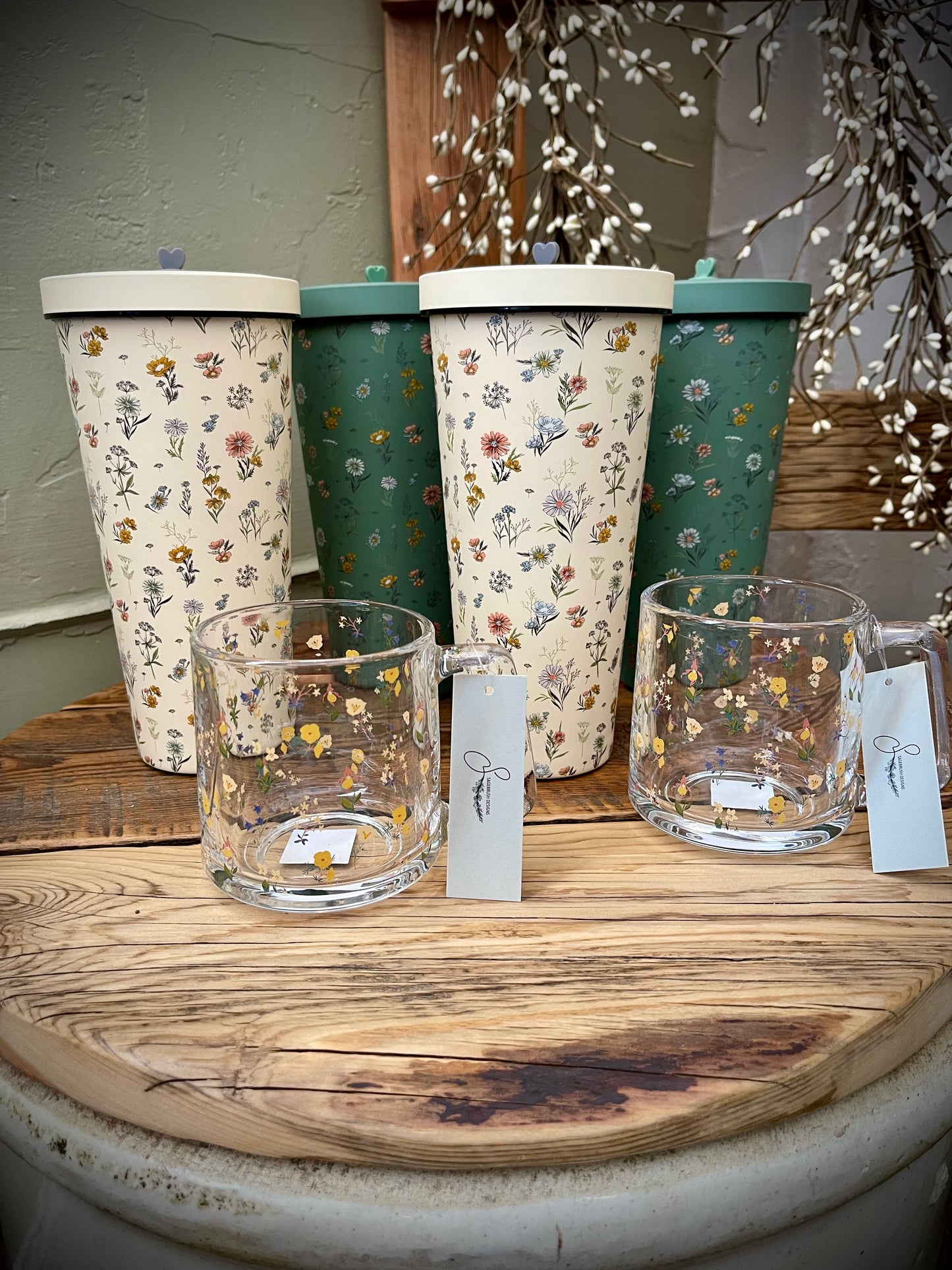 Mountain Wildflower Travel Tumbler