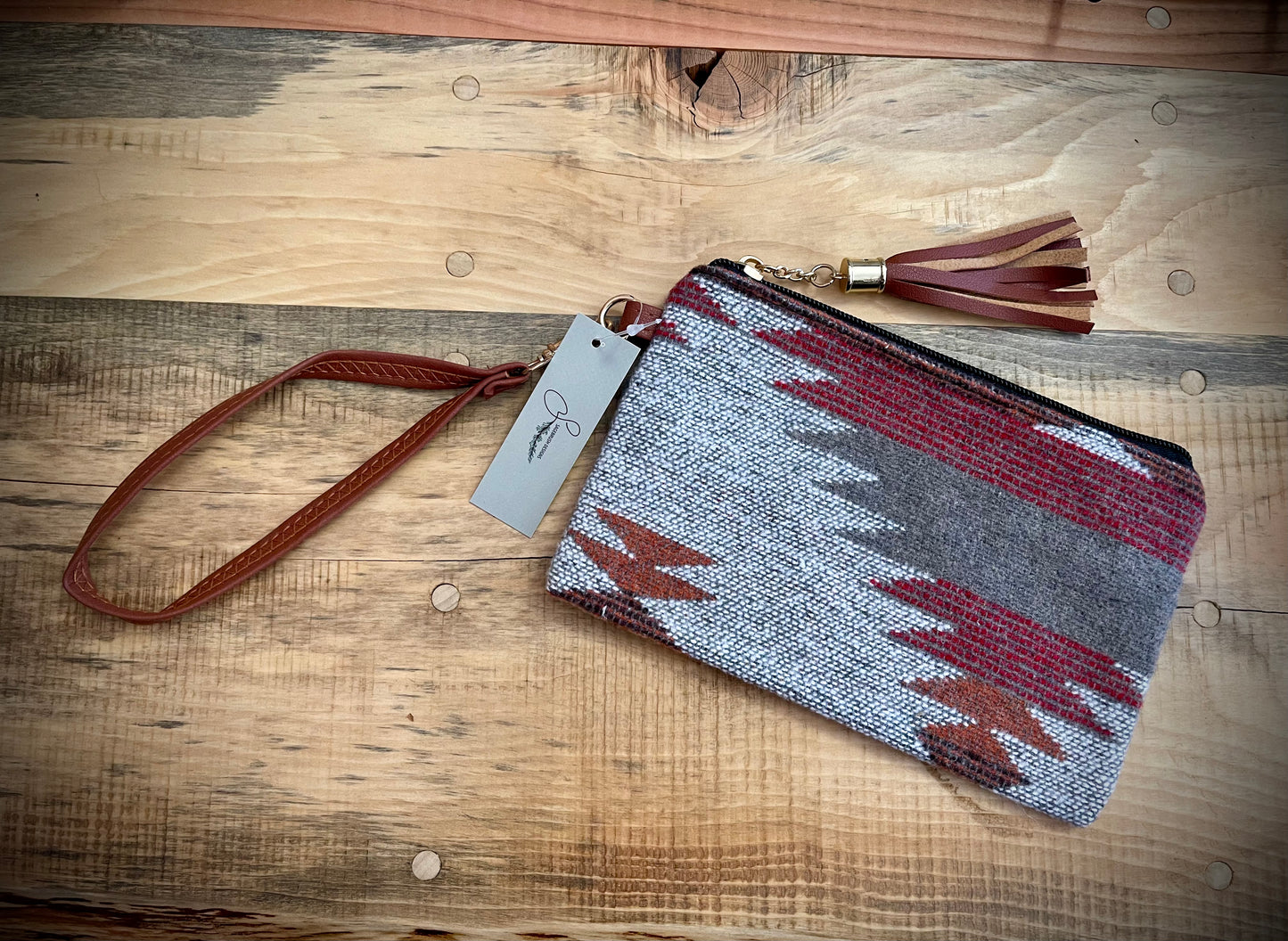 Western Wristlet Pouch Bag