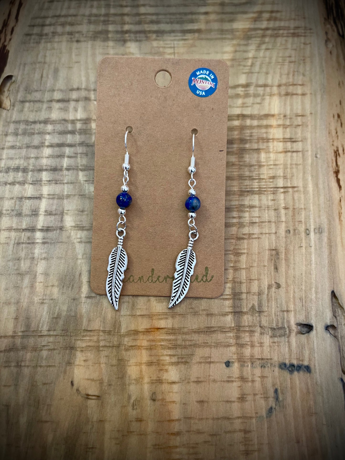 Boucles d'oreilles perlées à la main : Argent