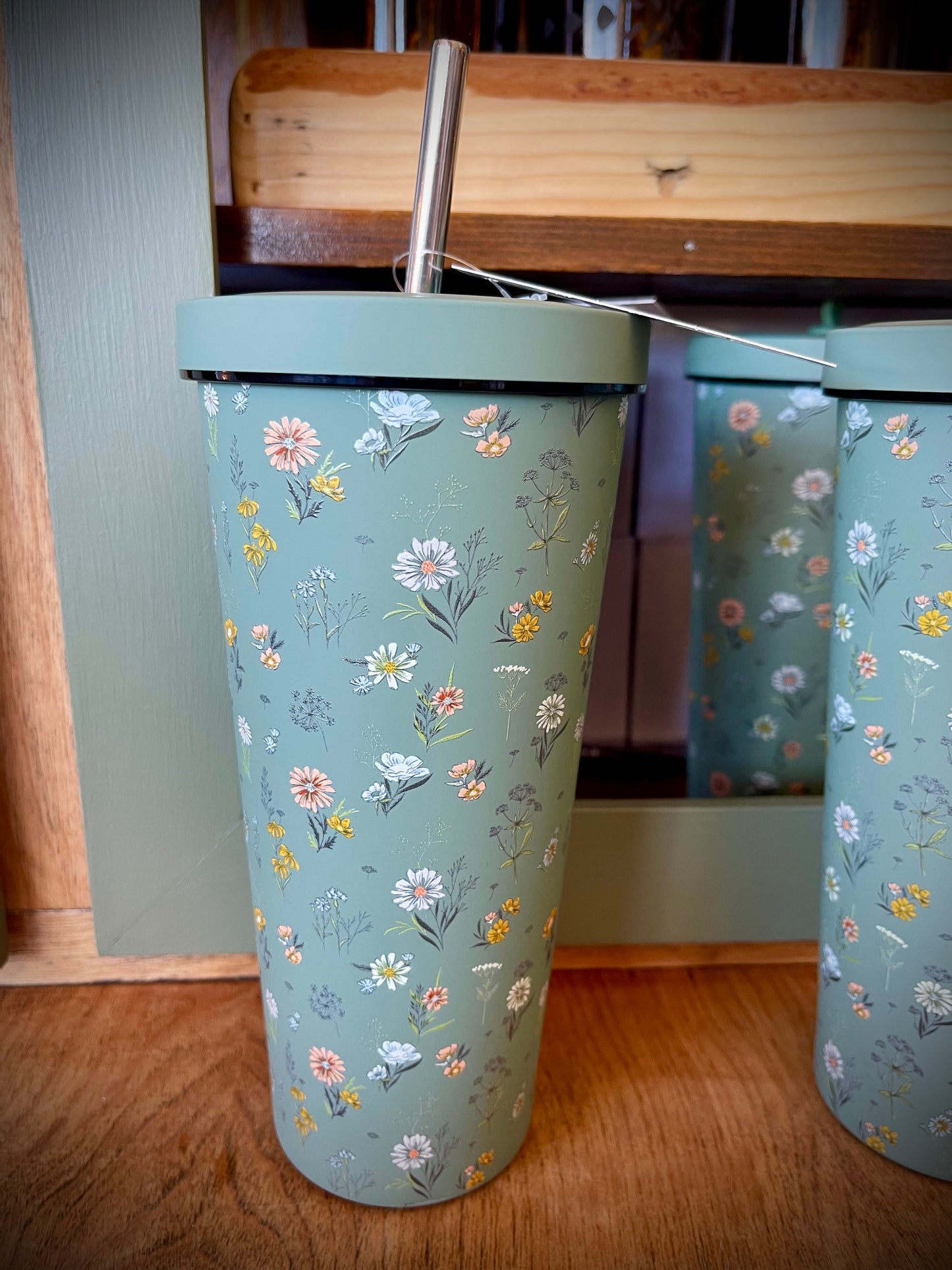 Mountain Wildflower Travel Tumbler