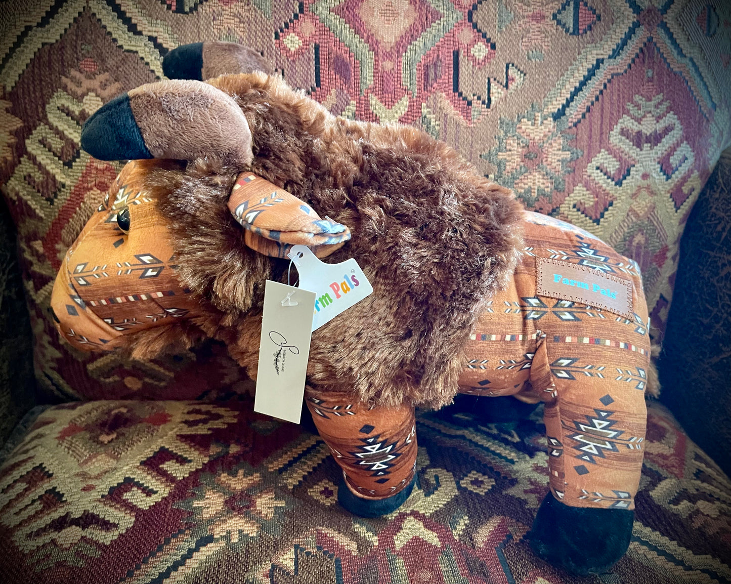 Peluche "Farm Pals" - Búfalo (disponibilidad mini y pequeña)