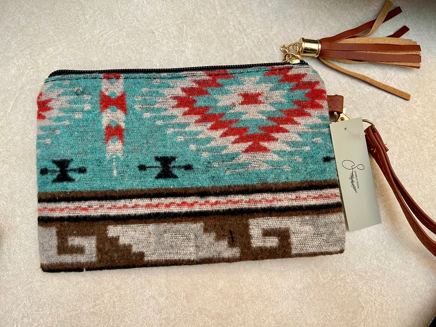 Western Wristlet Pouch Bag