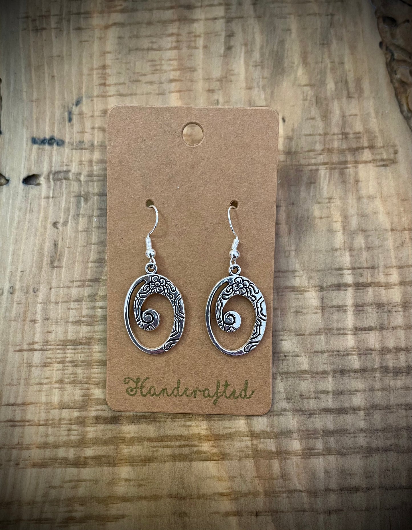 Boucles d'oreilles perlées à la main : Argent