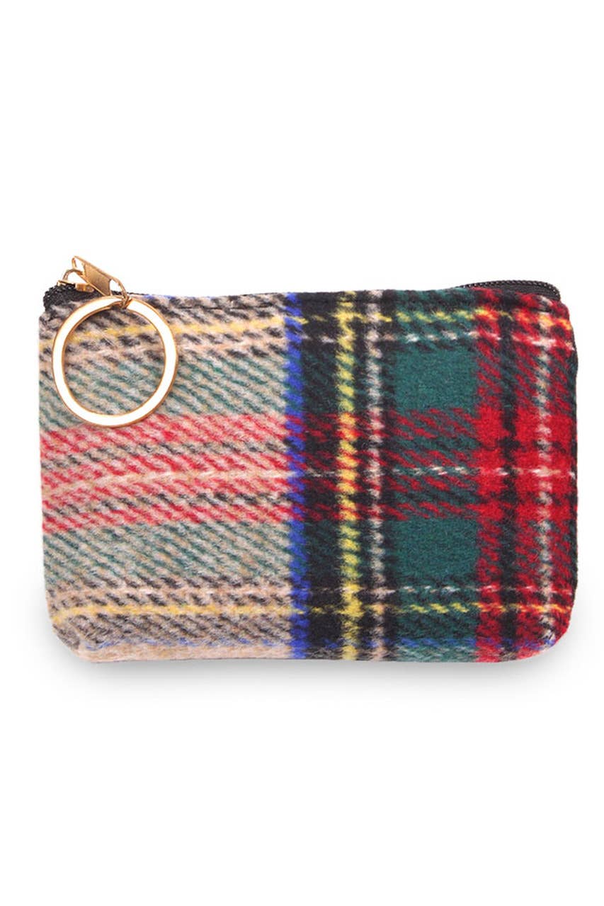 Tartan Plaid Coin Purse