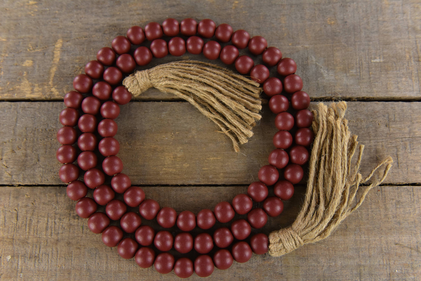 Cranberry Beaded Garland