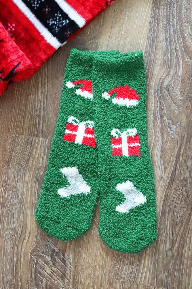 Christmas Holiday Fuzzy Socks Set