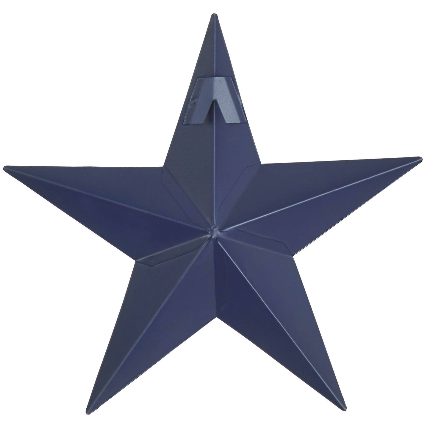 Faceted Metal Star Navy Wall Hanging (Medium)