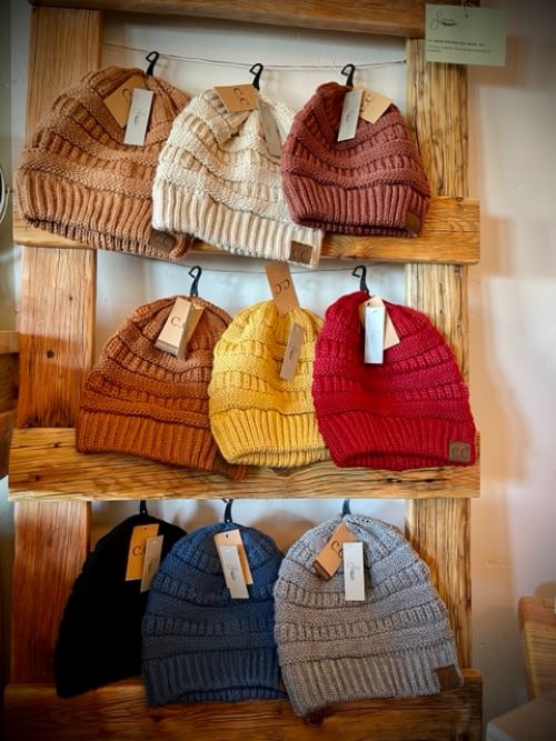 C.C. Ribbed Knit Solid Color Beanie (12 Colors Available)